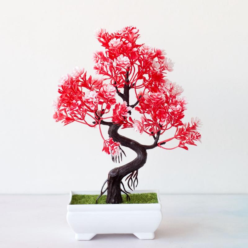 Bonsai Tree Zen Garden - Tanaman Bonsai Buatan dalam Pot Kecil,