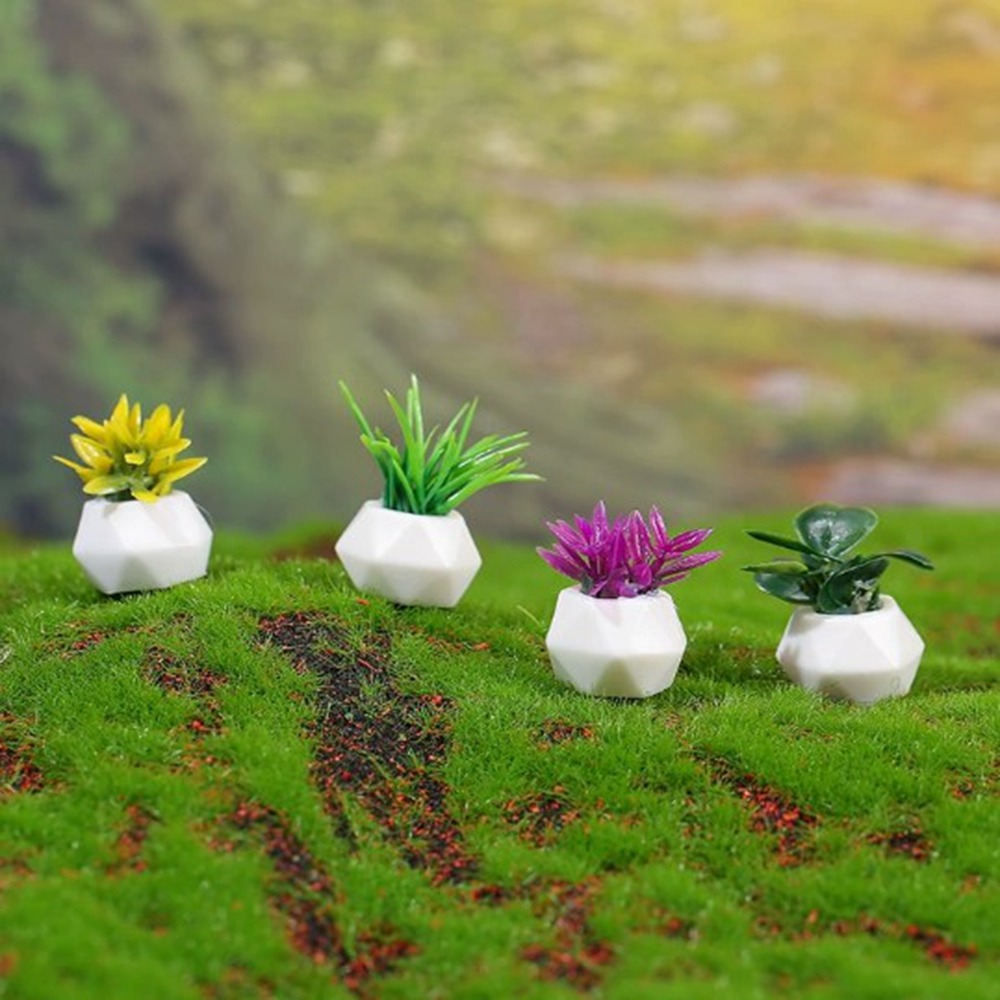 1:12 Rumah Boneka Miniatur Tan - Bonsai Garden Home ulasan dan harga