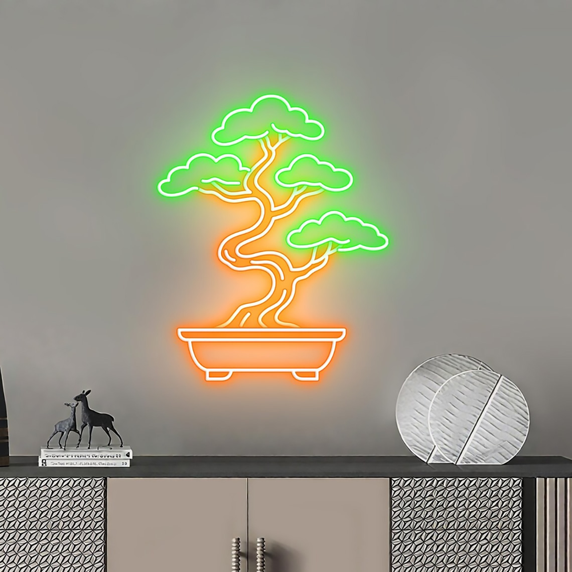 Lampu Neon Pohon Bonsai Dekora - Bonsai Tree Zen Garden ulasan dan harga